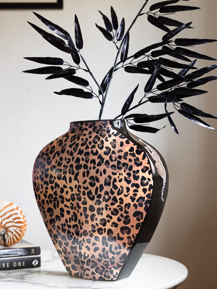 Rockett St George Leopard Large Vase - Image 1 of 4