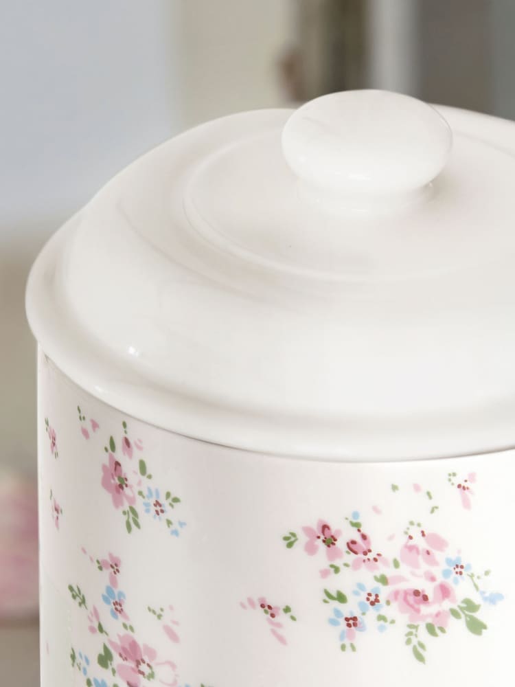 Shabby Chic by Rachel Ashwell® Pink/Cream Rosabelle Kitchen Storage Jar - Image 5 of 5