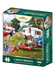Kidikraft Nostalgia Collection Caravan Holiday 1000pc Puzzle - Image 1 of 2