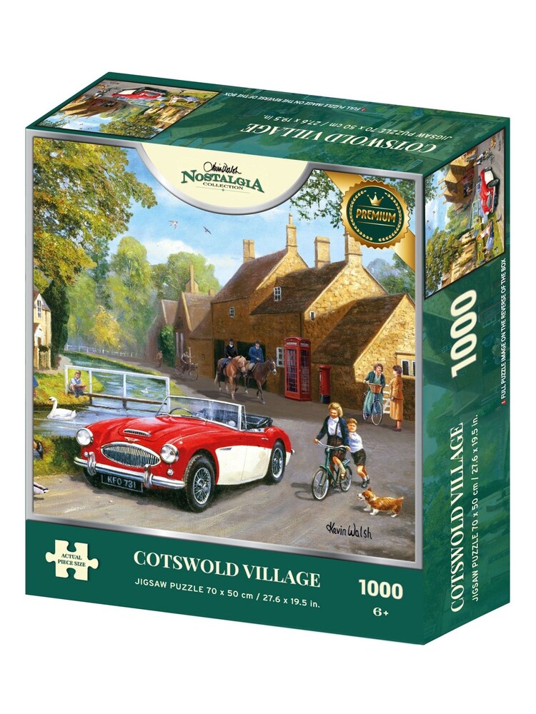 Kidikraft Nostalgia Collection Cotswold Village 1000pc Puzzle - Image 1 of 2 Kidikraft Nostalgia Collection Cotswold Village 1000pc Puzzle - Image 1 of 2