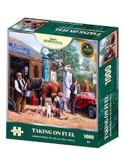 Kidikraft Nostalgia Collection Taking on Fuel 1000pc Puzzle - Image 1 of 2