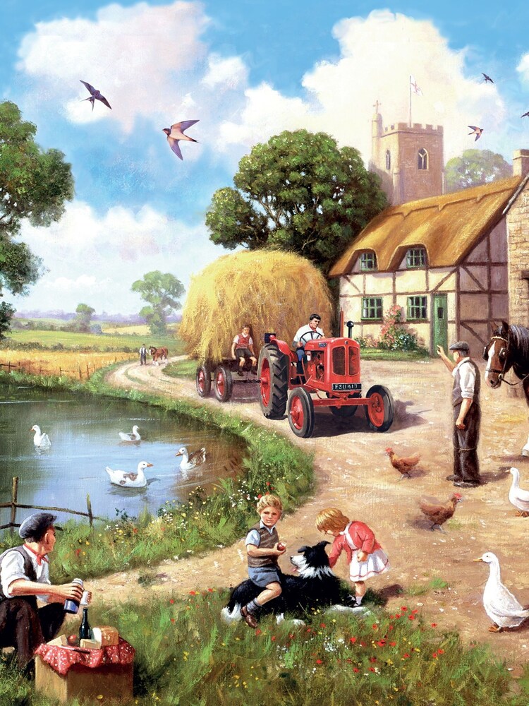 Kidikraft Nostalgia Collection Harvest Time 1000pc Puzzle - Image 2 of 2