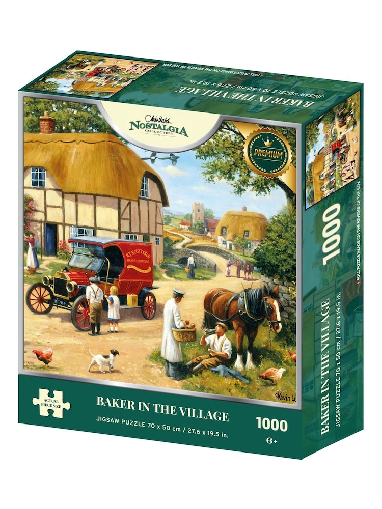 Kidikraft Nostalgia Collection Baker In The Village 1000pc Puzzle - Image 1 of 2