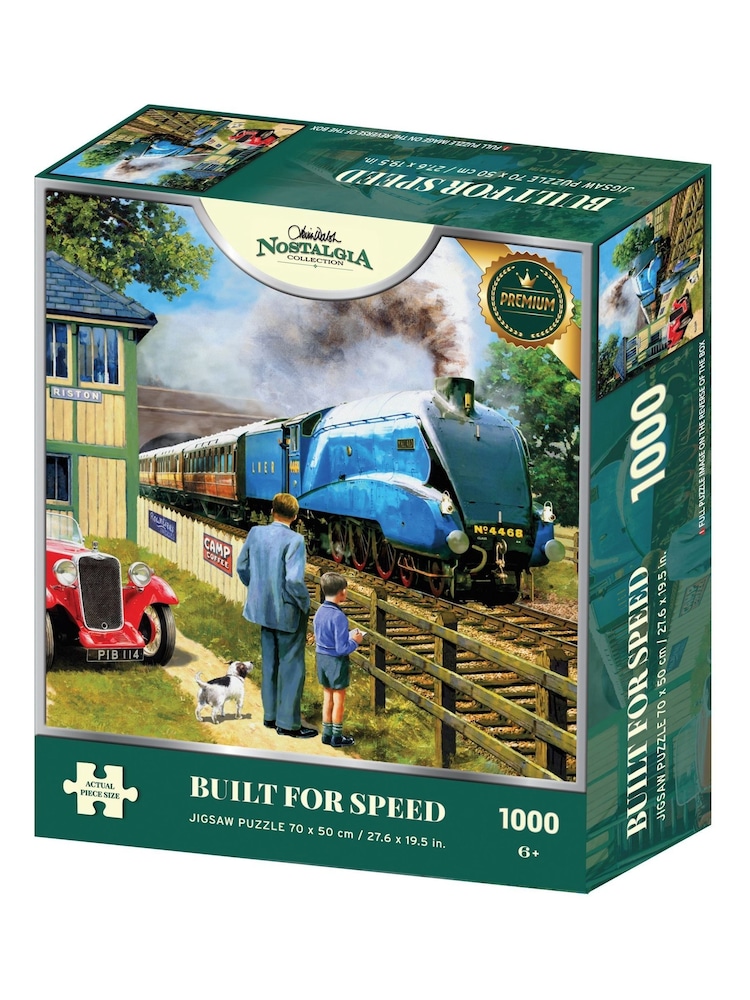 Kidikraft Nostalgia Collection Built For Speed 1000pc Puzzle - Image 1 of 2