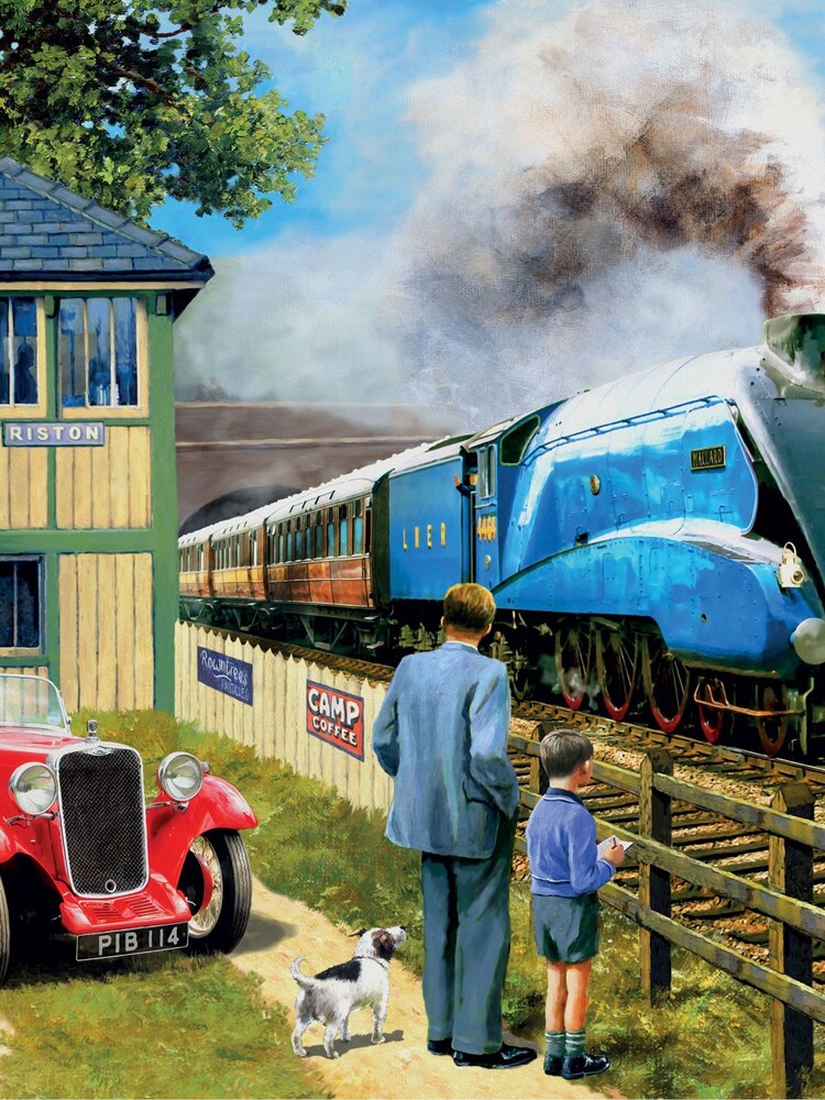 Kidikraft Nostalgia Collection Built For Speed 1000pc Puzzle - Image 2 of 2