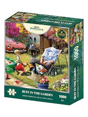 Kidikraft Nostalgia Collection Busy In The Garden 1000pc Puzzle - Image 1 of 2