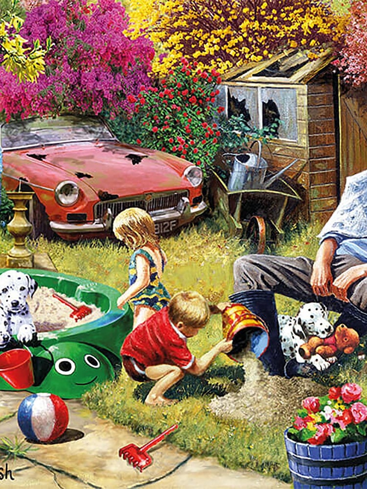 Kidikraft Nostalgia Collection Busy In The Garden 1000pc Puzzle - Image 2 of 2