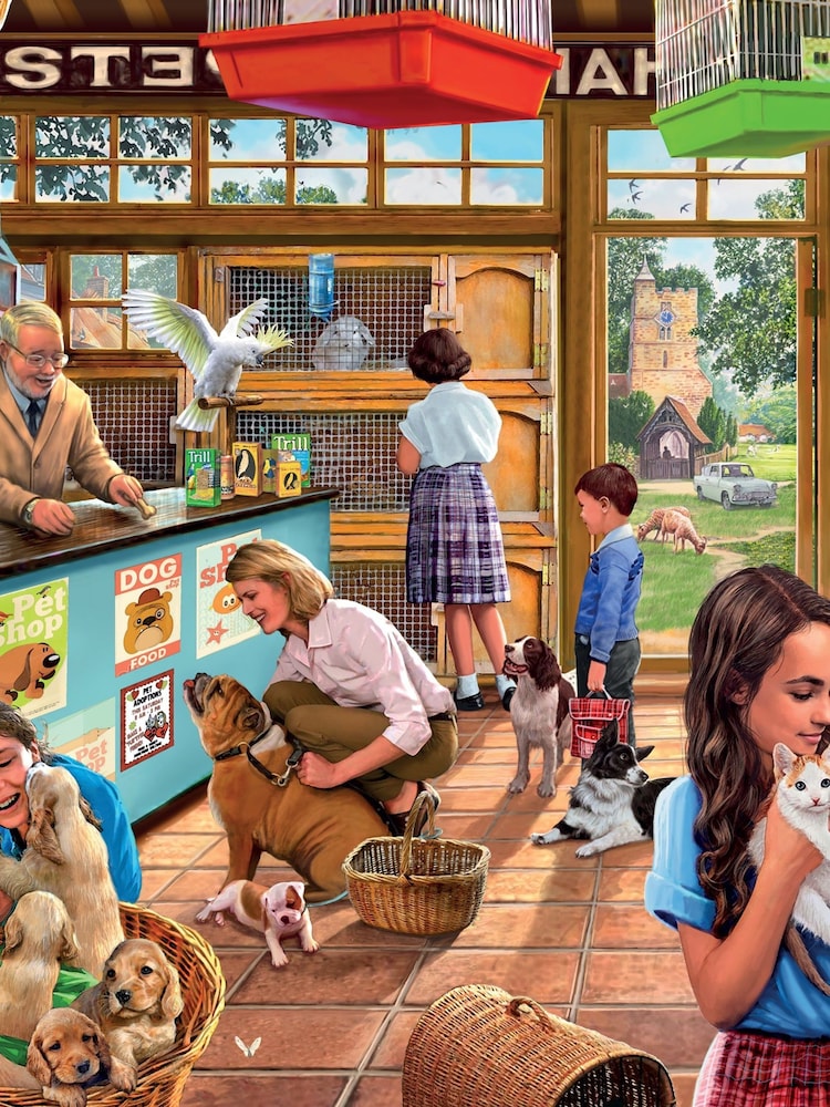 Kidikraft Ye Olde Shoppe Collection Pet Shoppe 1000pc Puzzle - Image 2 of 2