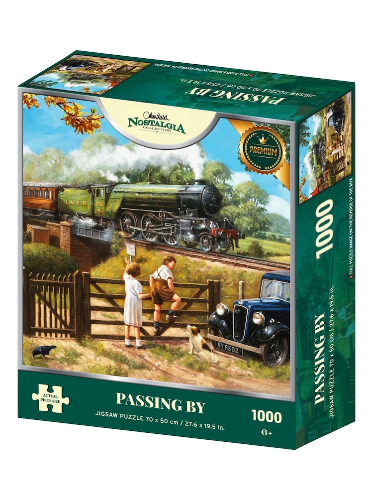 Kidikraft Nostalgia Collection Passing By 1000pc Puzzle - Image 1 of 2 Kidikraft Nostalgia Collection Passing By 1000pc Puzzle - Image 1 of 2