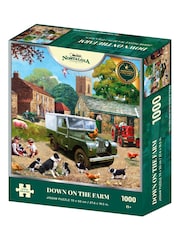 Kidikraft Nostalgia Collection Down On The Farm 1000pc Puzzle - Image 1 of 2