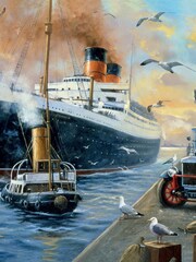 Kidikraft Nostalgia Collection Entering Port 1000pc Puzzle - Image 2 of 2