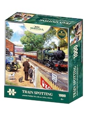 Kidikraft Nostalgia Collection Train Spotting 1000pc Puzzle - Image 1 of 2