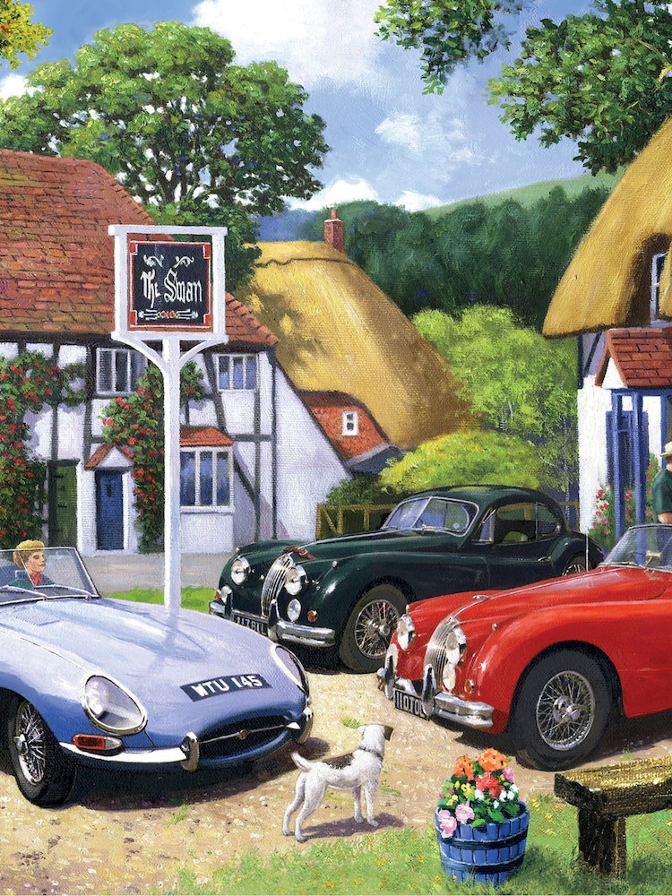 Kidikraft Nostalgia Collection Classic Car Club 1000pc Puzzle - Image 2 of 2
