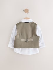 Vérification neutre - Ensemble gilet avec chemises et nœud cravate (3mois-7ans) - Image 5 de 9