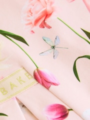 Baker by Ted Baker Pink Floral Collared Ponte Dress - Image 10 of 11