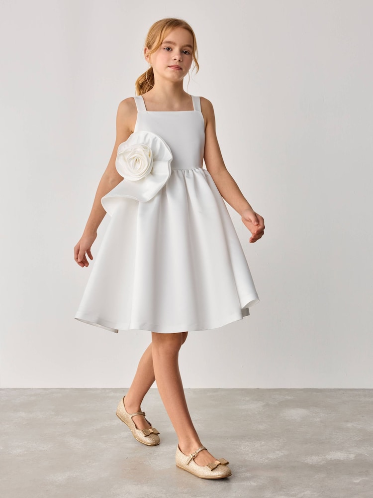Baker by Ted Baker Satin Corsage Occasion Dress - Image 1 of 10