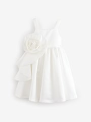 Baker by Ted Baker Satin Corsage Occasion Dress - Image 6 of 10
