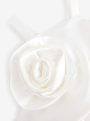 Baker by Ted Baker Satin Corsage Occasion Dress - Image 9 of 10