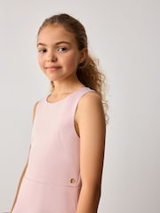 Baker by Ted Baker Pink Satin Bow Detail Occasion Dress - Image 8 of 10
