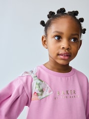 Baker by Ted Baker Pink Mesh Mockable Dress - Image 5 of 12