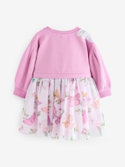 Baker by Ted Baker Pink Mesh Mockable Dress - Image 9 of 12