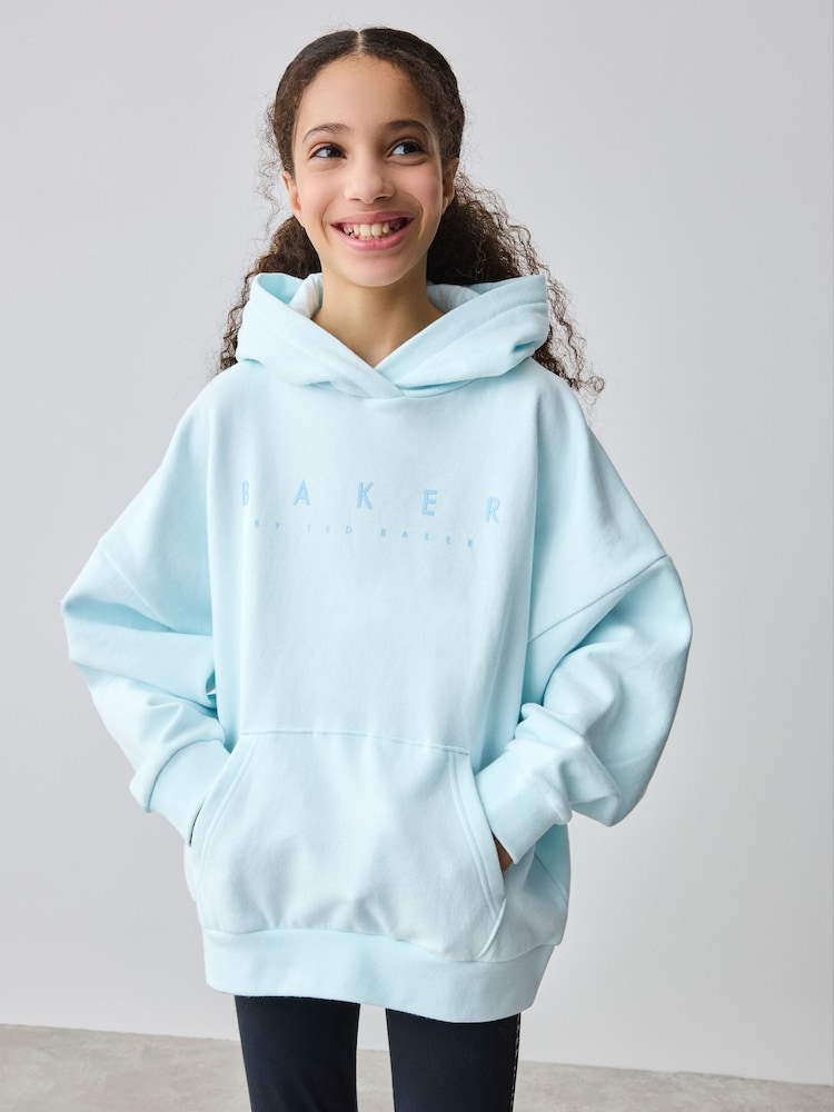 Hellblau - Oversized Back Print Logo Hoodie - Bild 1 von 11 Hellblau - Oversized Back Print Logo Hoodie - Bild 1 von 11