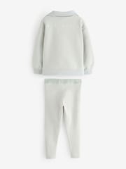 Baker by Ted Baker Grey Half Zip Neck Sweat and Legging Set - Image 10 of 16