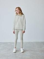 Baker by Ted Baker Grey Half Zip Neck Sweat and Legging Set - Image 4 of 16