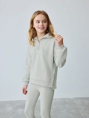 Baker by Ted Baker Grey Half Zip Neck Sweat and Legging Set - Image 5 of 16