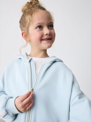 Baker by Ted Baker Blue Zip Through Hoodie and Joggers Set 3 Piece - Image 4 of 15