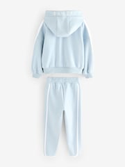 Baker by Ted Baker Blue Zip Through Hoodie and Joggers Set 3 Piece - Image 9 of 15
