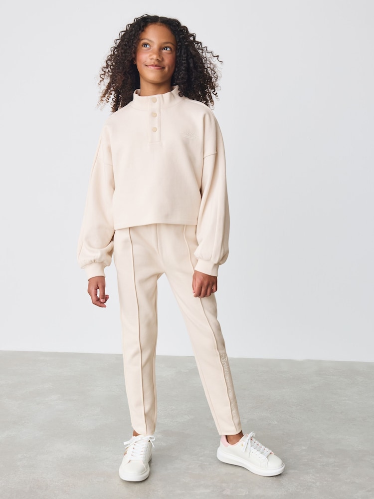 Baker by Ted Baker Cream Straight Leg Zip Through and Joggers Set - Image 1 of 14 Baker by Ted Baker Cream Straight Leg Zip Through and Joggers Set - Image 1 of 14