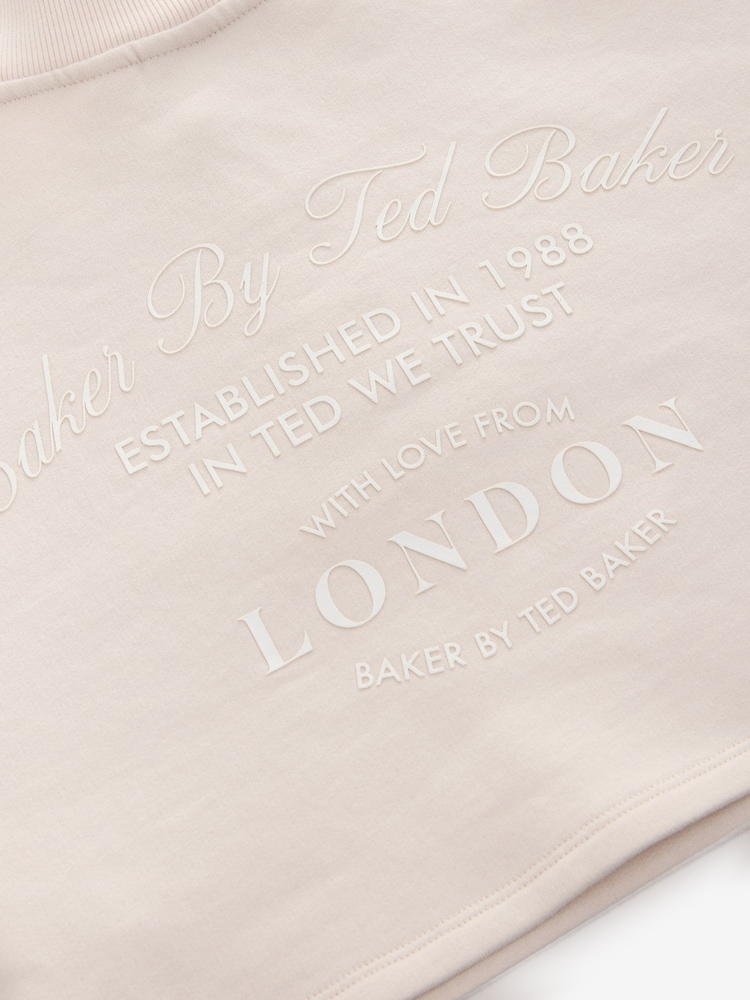 Baker by Ted Baker Cream Straight Leg Zip Through and Joggers Set - Image 14 of 14 Baker by Ted Baker Cream Straight Leg Zip Through and Joggers Set - Image 14 of 14