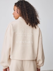 Baker by Ted Baker Cream Straight Leg Zip Through and Joggers Set - Image 3 of 14