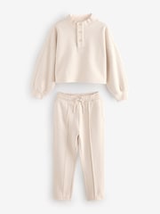 Baker by Ted Baker Cream Straight Leg Zip Through and Joggers Set - Image 7 of 14