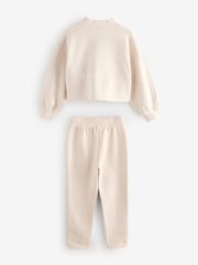 Baker by Ted Baker Cream Straight Leg Zip Through and Joggers Set - Image 8 of 14