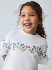 Baker by Ted Baker Navy Floral Print T-Shirt and Leggings Set - Image 4 of 10