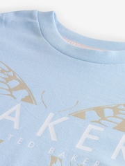 Baker by Ted Baker Frill Shoulder 100% Cotton T-Shirts 3 Pack - Image 8 of 9