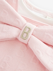 Baker by Ted Baker Bow Dungarees and T-Shirt Set - Image 10 of 11