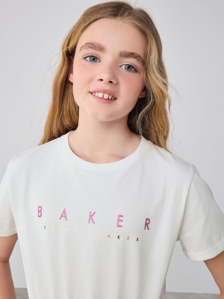 Baker by Ted Baker Cargo Mockable Pink/White Dress - Image 5 of 11