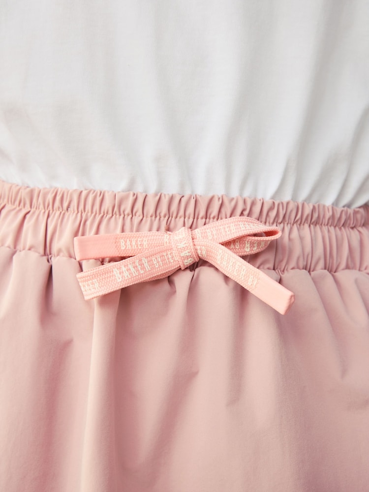 Baker by Ted Baker Cargo Mockable Pink/White Dress - Image 7 of 11
