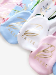 أزرق/وردي - حزمة من 3 قطع ملابس نوم من القطن 100% من Baker by Ted Baker - صورة 7 من 8