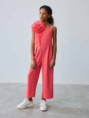 Baker by Ted Baker Coral Pink Corsage Jumpsuit - Image 1 of 8
