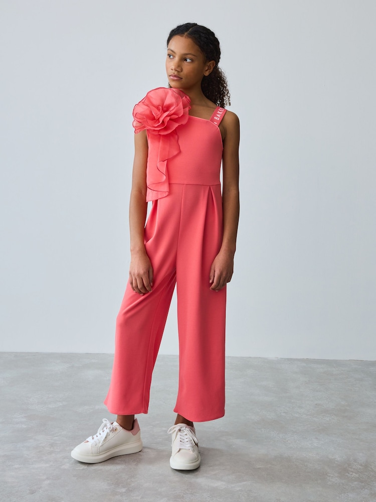 Baker by Ted Baker – Corsagen-Jumpsuit in Korallenpink - Bild 1 von 8 Baker by Ted Baker – Corsagen-Jumpsuit in Korallenpink - Bild 1 von 8