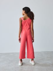 Baker by Ted Baker Coral Pink Corsage Jumpsuit - Image 2 of 8