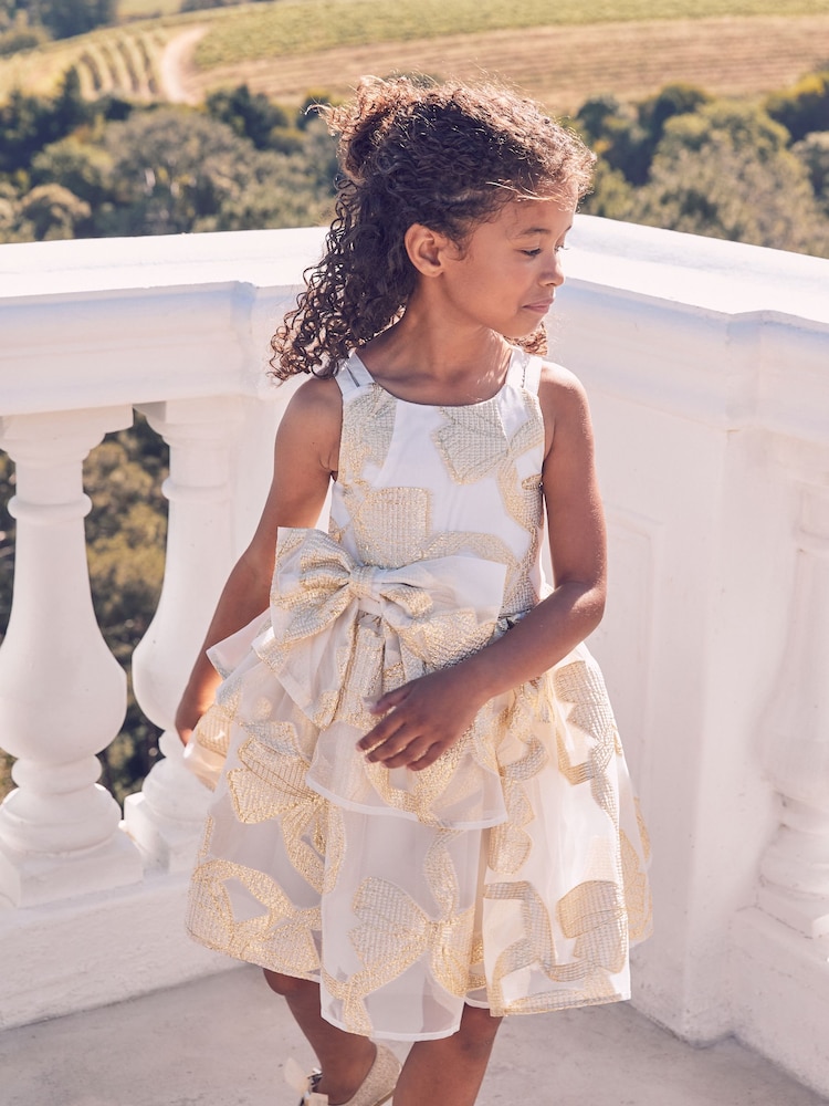 Baker by Ted Baker Or/Blanc Noeud Occasion - Image 4 of 10