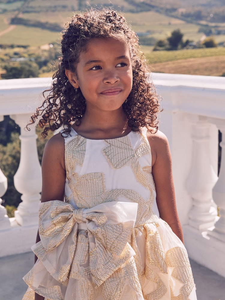 Baker by Ted Baker Or/Blanc Noeud Occasion - Image 5 of 10