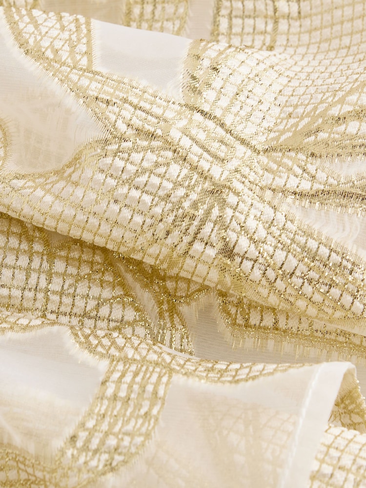 Baker by Ted Baker Or/Blanc Noeud Occasion - Image 9 of 10