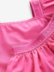 Baker by Ted Baker Pink Woven Puff Sleeve Top and Tier Skirt Set 2 Piece - Imagen 13 de 16