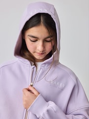 Baker by Ted Baker Purple Back Print Zip-Through Hoodie and Jogger Set - Image 4 of 13